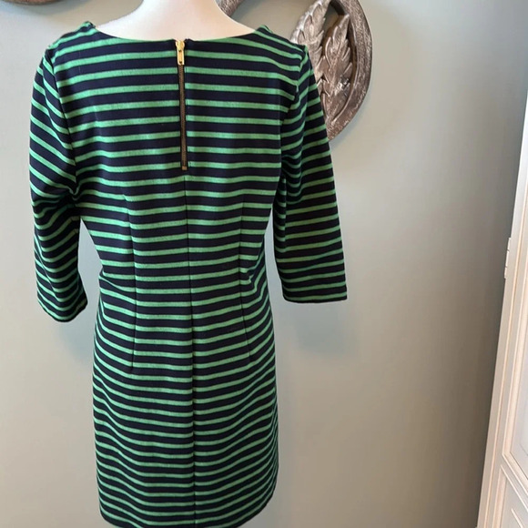 Gap Navy & Green striped dress size L - Picture 5 of 6